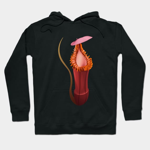 Botany Carnivorous pitcher plant Nepenthes Edwardsiana Hoodie by Venus Fly Trap Shirts